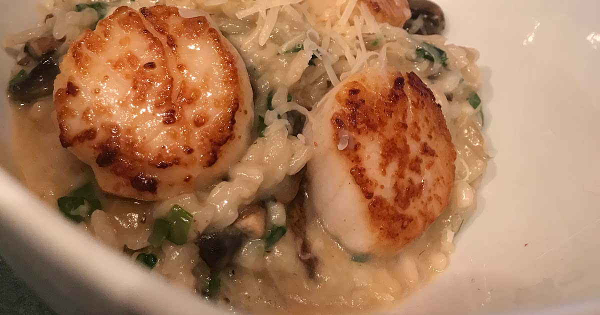 Gordon Ramsay’s Wild Mushroom & Truffle Oil Risotto with Pan Seared