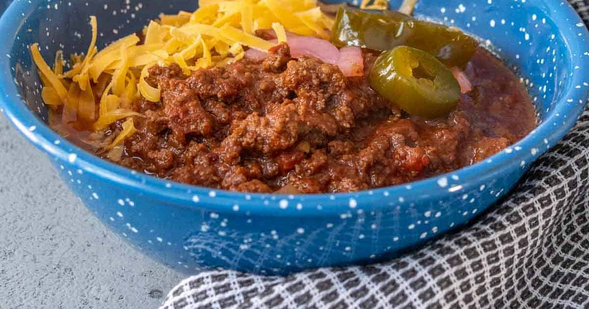 Authentic Native American bison chili recipe