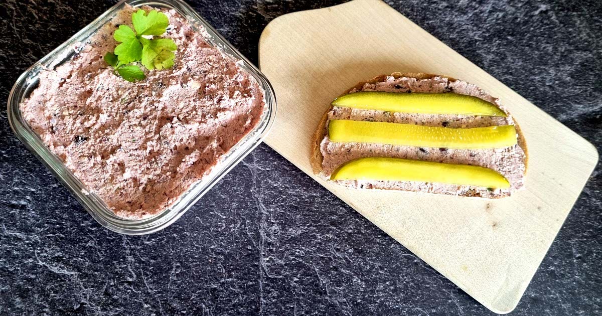 Vegane Leberwurst - Herzhafter Brotaufstrich aus Kidneybohnen Recipe ... Vegane Leberwurst - Herzhafter Brotaufstrich aus Kidneybohnen Recipe ...