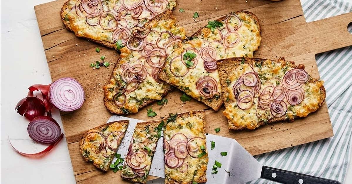 Überbackene Käse-Zwiebel-Brote Recipe - Samsung Food