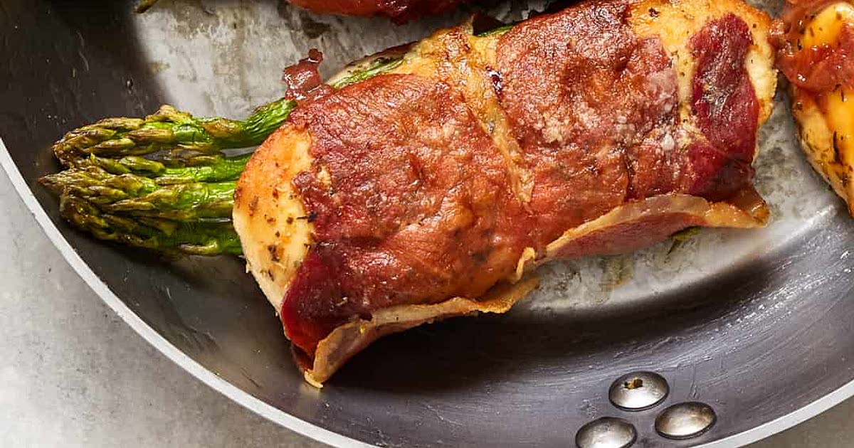 ProsciuttoWrapped Chicken with Asparagus Whole30, Paleo Recipe