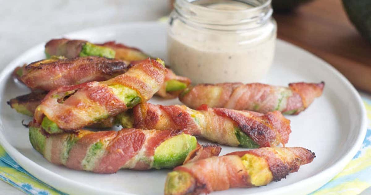 BaconWrapped Avocado Wedges Recipe Samsung Food