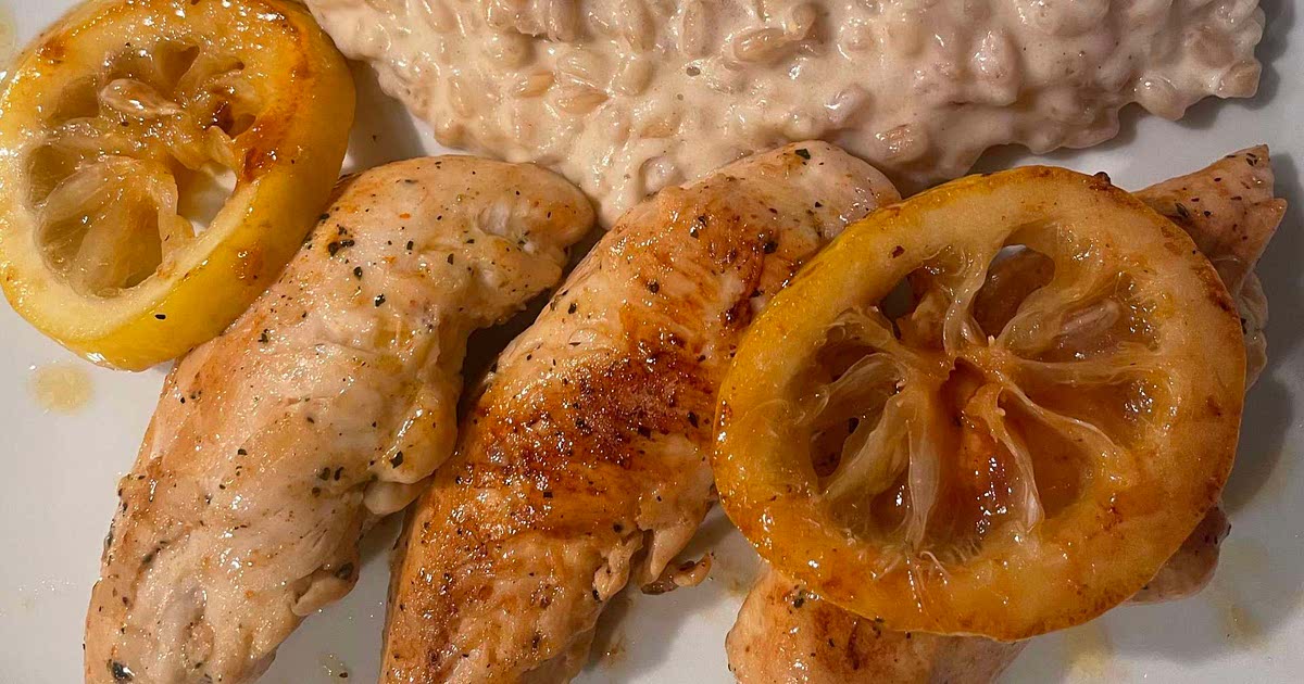 Zitronen-Hähnchen mit Orzo Recipe — Samsung Food