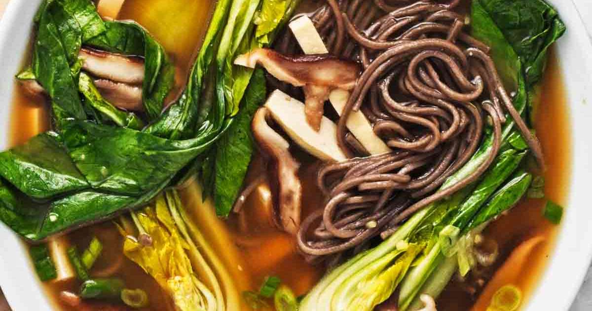 Japanese Noodles Soup With Soba Noodles Recipe - Samsung Food