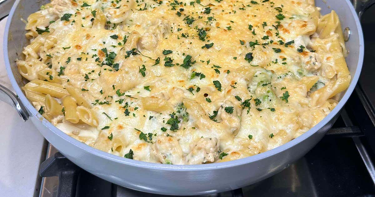 Ground Chicken Alfredo Recipe — Samsung Food