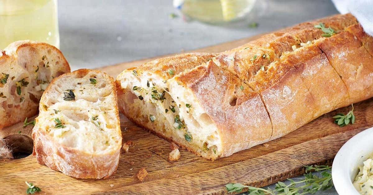 Knoblauch-Thymian-Brot vom Grill Recipe | Samsung Food App
