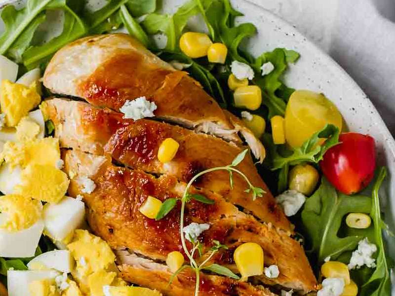 Healthy Chicken Cobb Salad