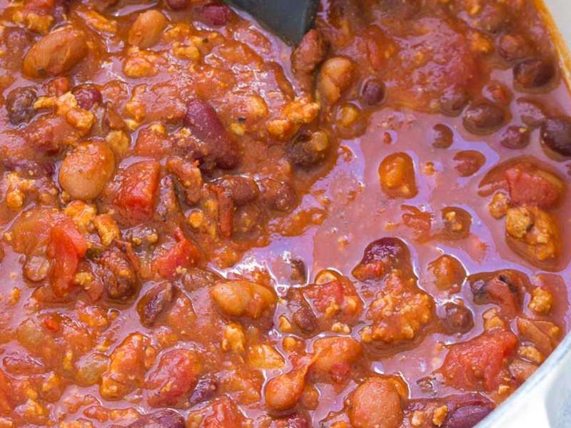 Healthy Turkey Chili (Stove Top and Slow Cooker)