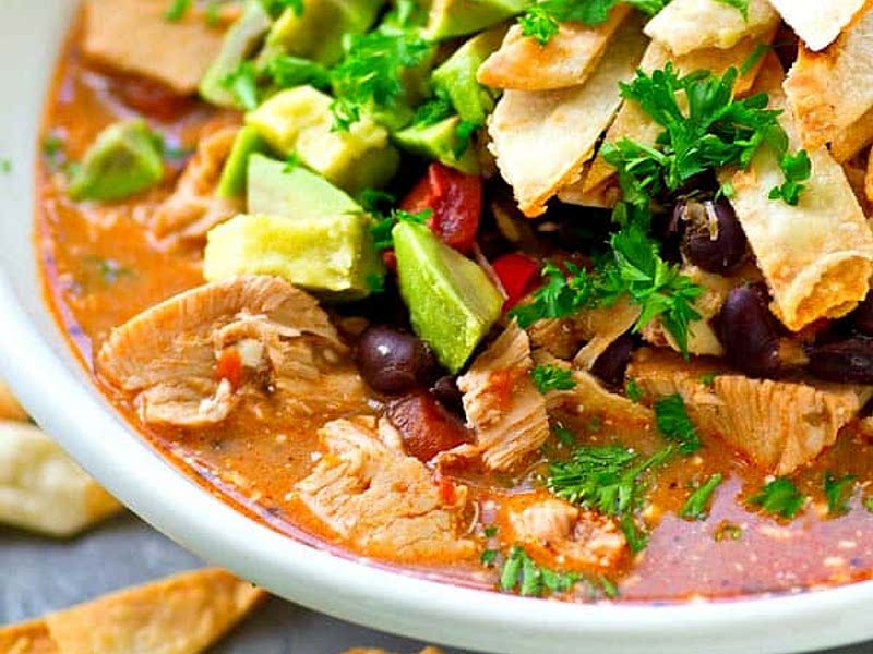 Crock Pot Green Enchilada Chicken Soup Recipe Samsung Food