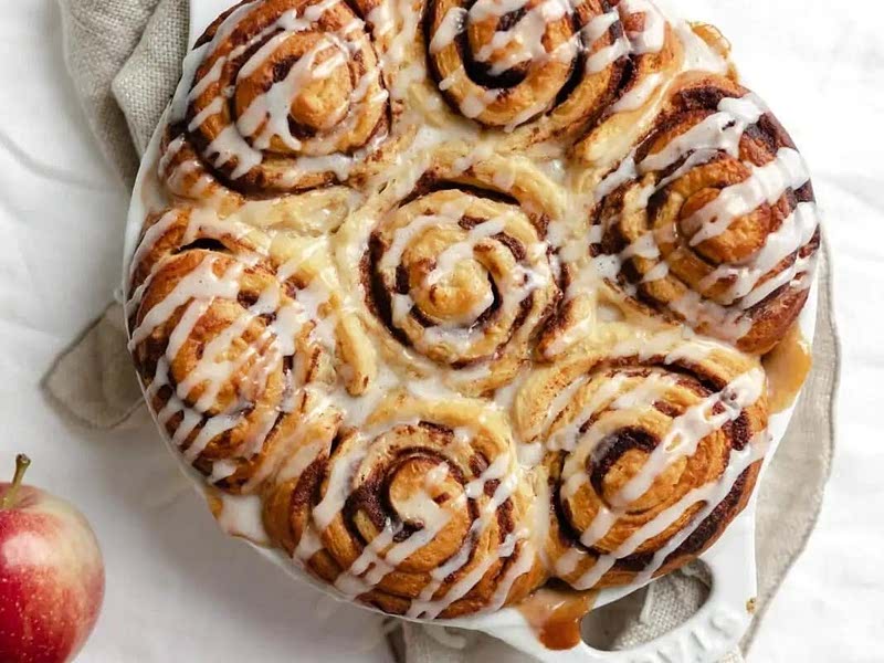 Caramel Apple Cinnamon Roll Lasagna Recipe Samsung Food