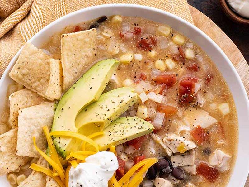 Crock Pot Green Enchilada Chicken Soup Recipe Samsung Food