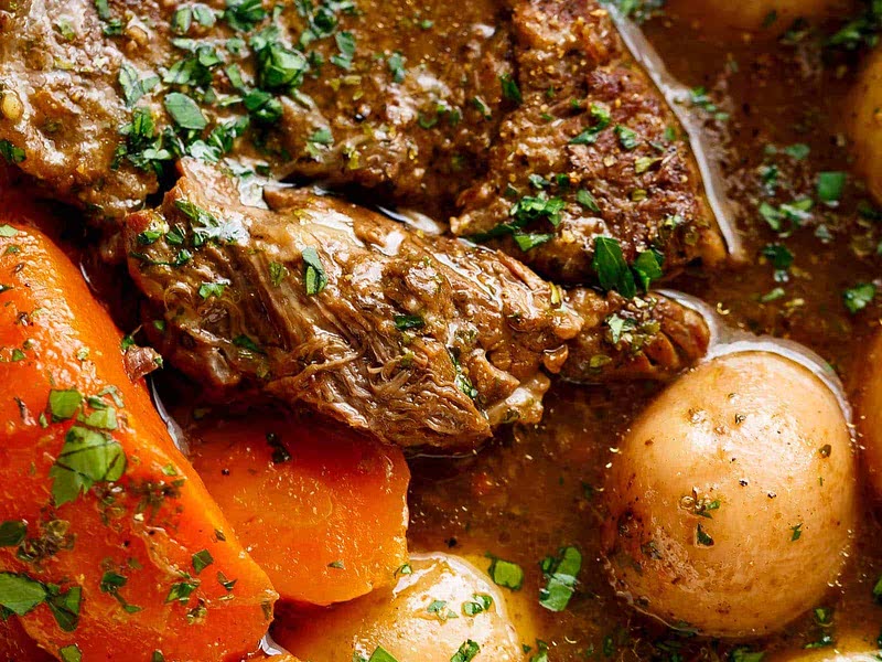 Slow Cooker Pot Roast Recipe Whisk