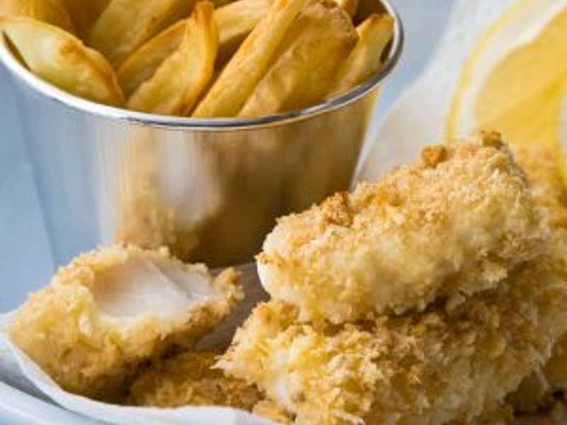 Oven baked fish and chips Recipe Whisk