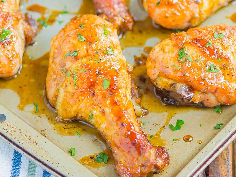 HONEY GARLIC CHICKEN LEGS Recipe Whisk