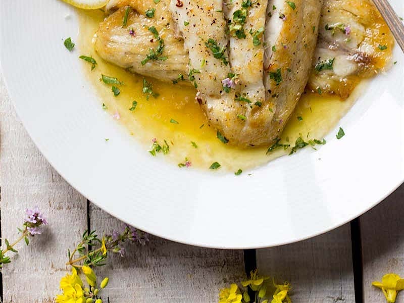 Barramundi with Lemon Butter Sauce Recipe Whisk