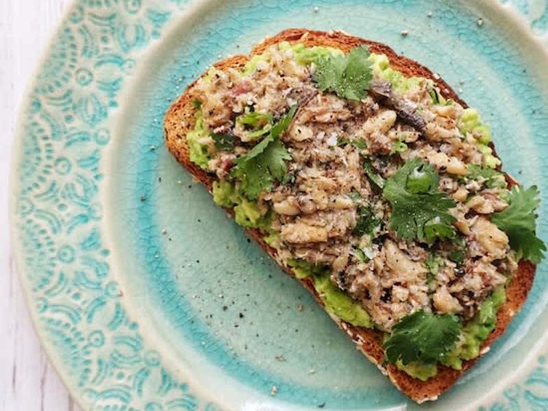 Sardine avocado toast Recipe Whisk