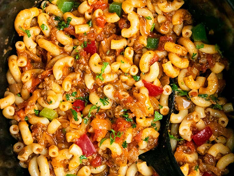 Easy Crockpot Goulash Recipe Whisk