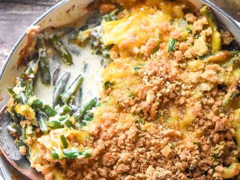 Low Carb Green Bean Casserole Recipe - Whisk