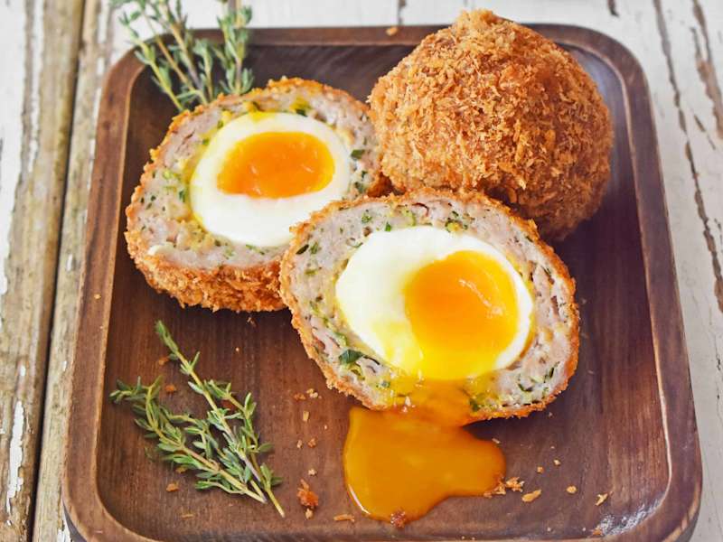 Crispy Scotch Eggs With Runny Yolk Recipe Whisk 5384