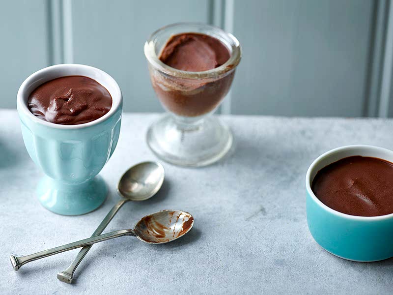 Intense chocolate pots Recipe Whisk
