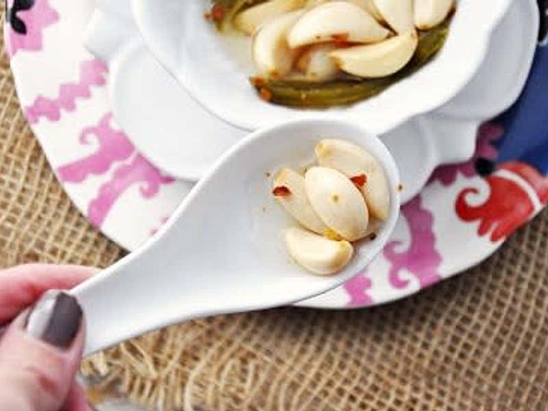 Marinated Garlic Cloves Recipe Whisk