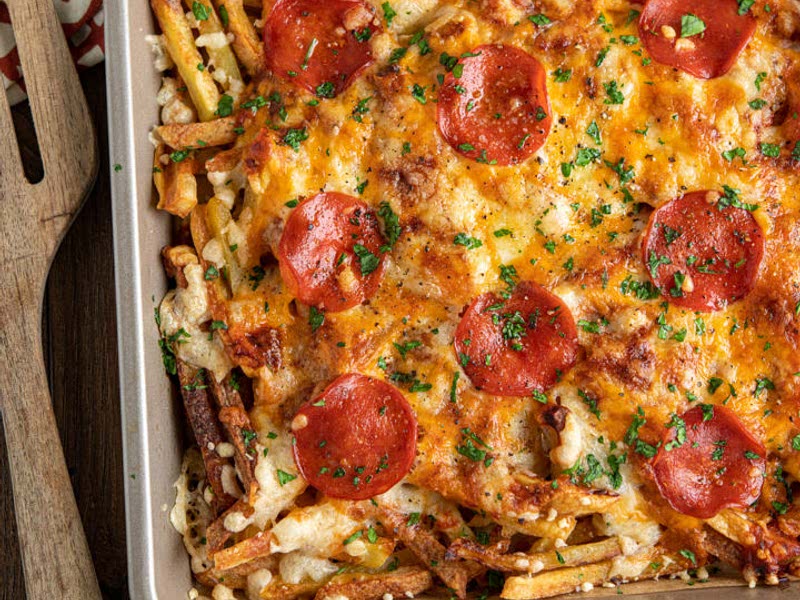 Pizza Fries Recipe Whisk