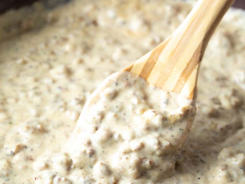 The Best Southern White Sausage Gravy Recipe Ever Whisk