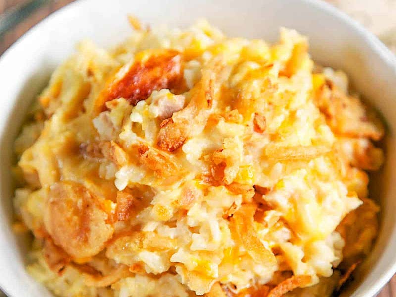 French Onion Chicken and Rice Bake Recipe Whisk
