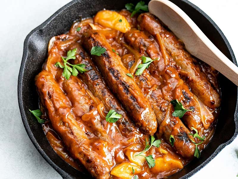 Devilled Sausages Recipe Whisk
