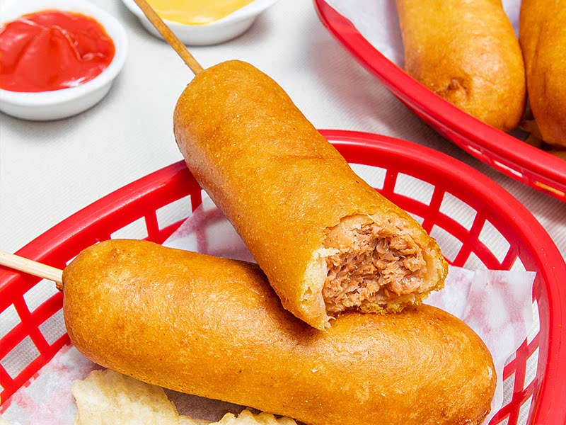 Beyond Sausage Corn Dog Beyond Meat Recipe Whisk