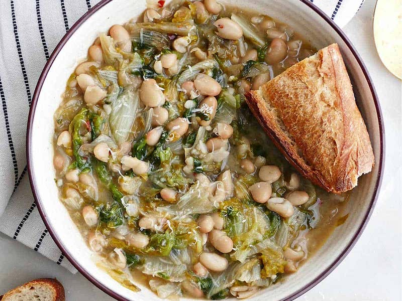 White Beans and Escarole Recipe Whisk