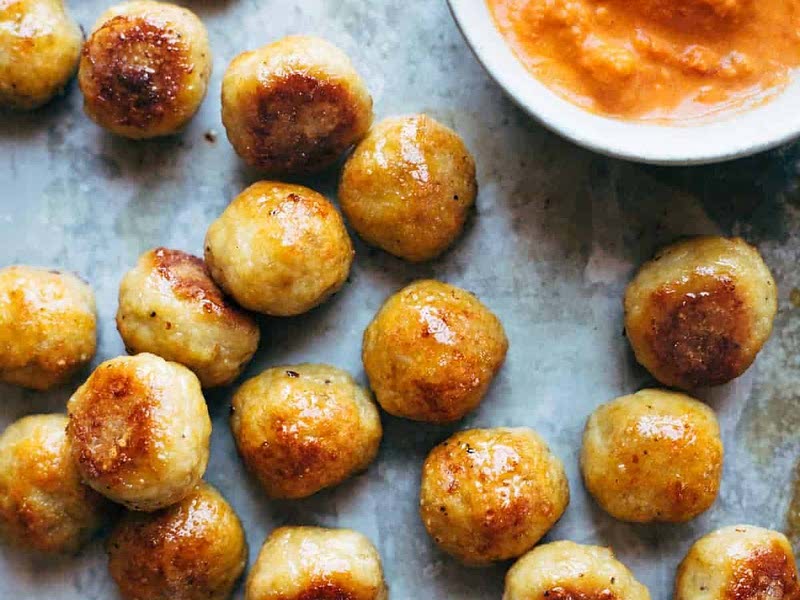 Best Anytime Baked Chicken Meatballs Recipe Whisk