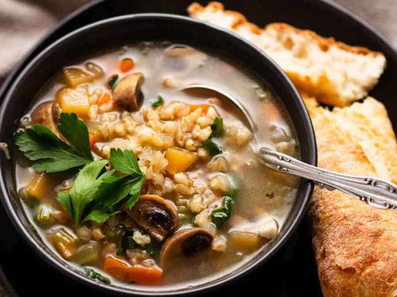 Pearl Barley Soup Recipe - Whisk