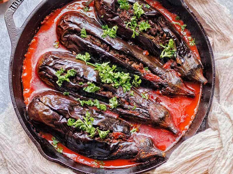 Sheikh El Mahshi (Lebanese Stuffed Eggplants) Recipe Whisk