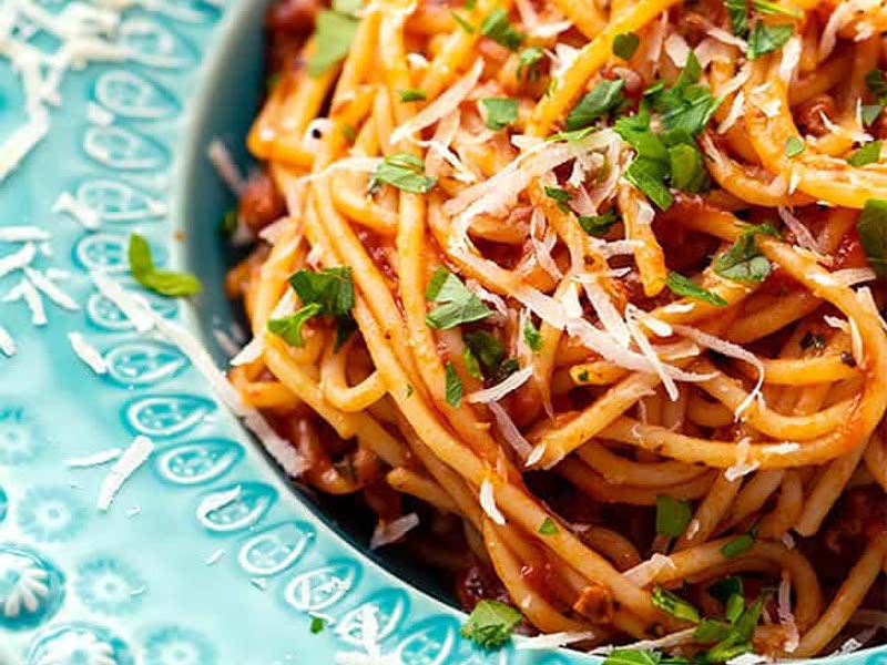 Hairy Bikers' spaghetti bolognese Recipe Whisk