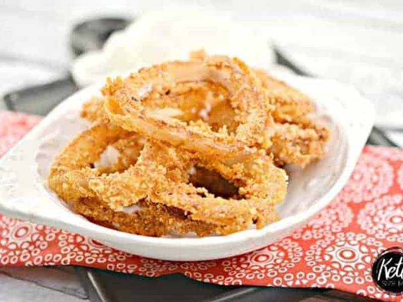 Keto Onion Rings Recipe Easy Keto Side Dish Whisk
