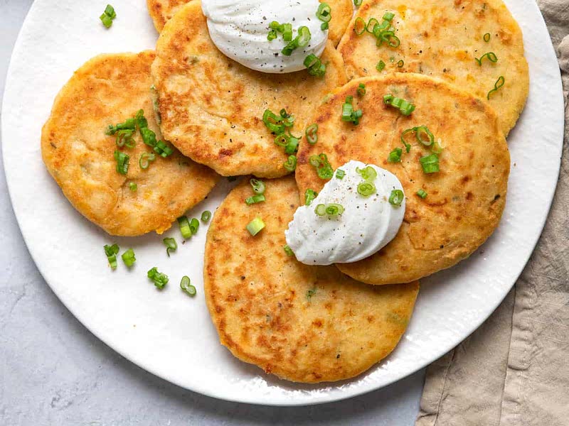 Mashed Potato Pancakes Recipe Whisk