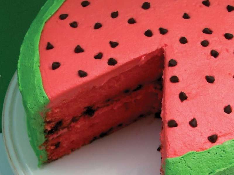 Watermelon Cupcakes - summer cupcakes!