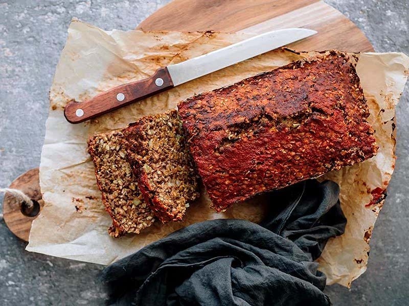 Hearty Vegan Lentil Mushroom Loaf Recipe Whisk
