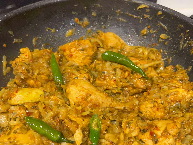 Chicken and cabbage curry Recipe Whisk