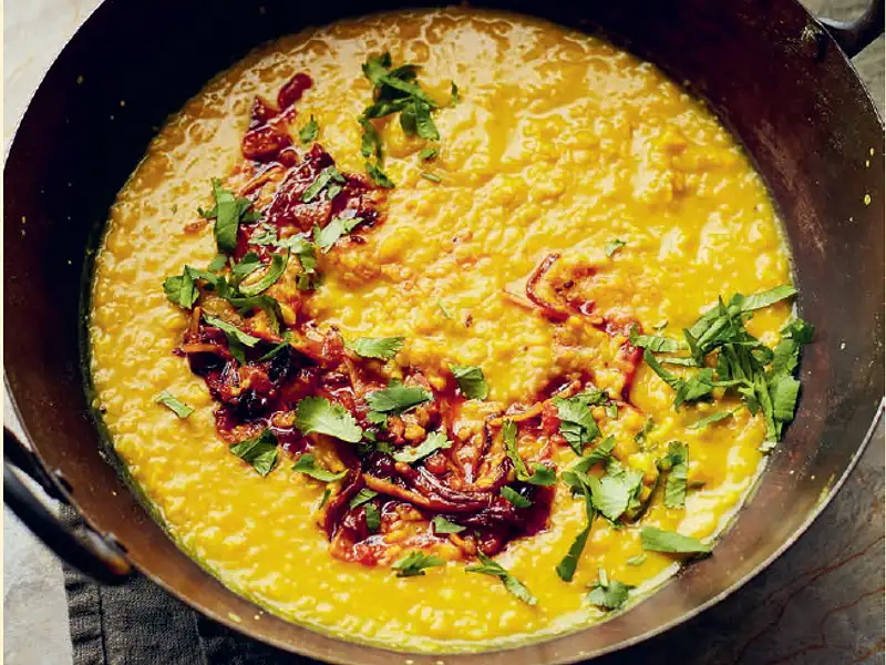 RAJASTHANI PALAK DAL GarlicSpiced Spinach & Lentil Dal Recipe Whisk