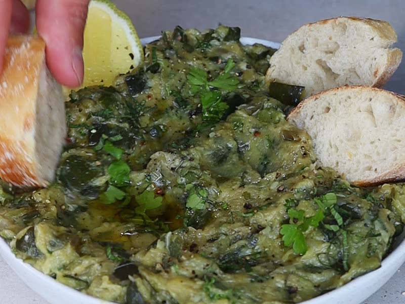 Lib Koosa (Zucchini & Garlic Dip) Recipe Whisk