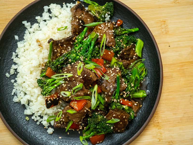 No Sugar Ginger Beef & Broccoli Recipe Whisk