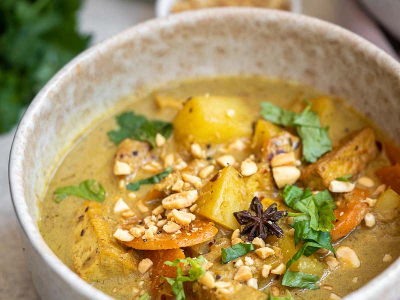 Vegan Massaman Curry with Tofu Recipe Whisk