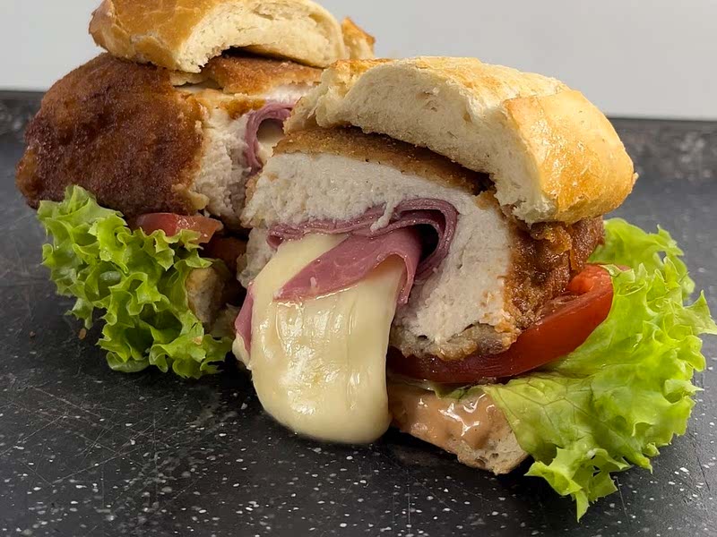 Chicken Cordon bleu sandwich Recipe - Whisk