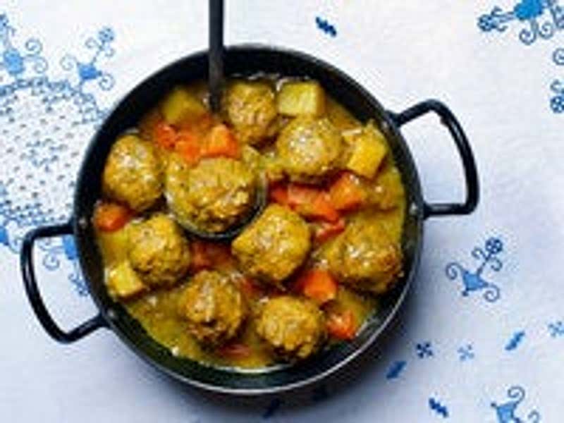 Lamb Meatballs with Carrots and Potatoes (Koufteh Ghelgheli) Recipe Whisk