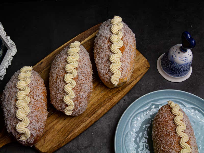 Coconut Cream Buns Recipe Whisk