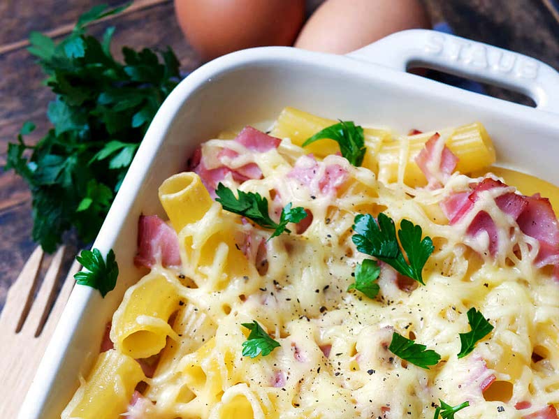 Nudel-Schinken-Gratin Recipe - Whisk