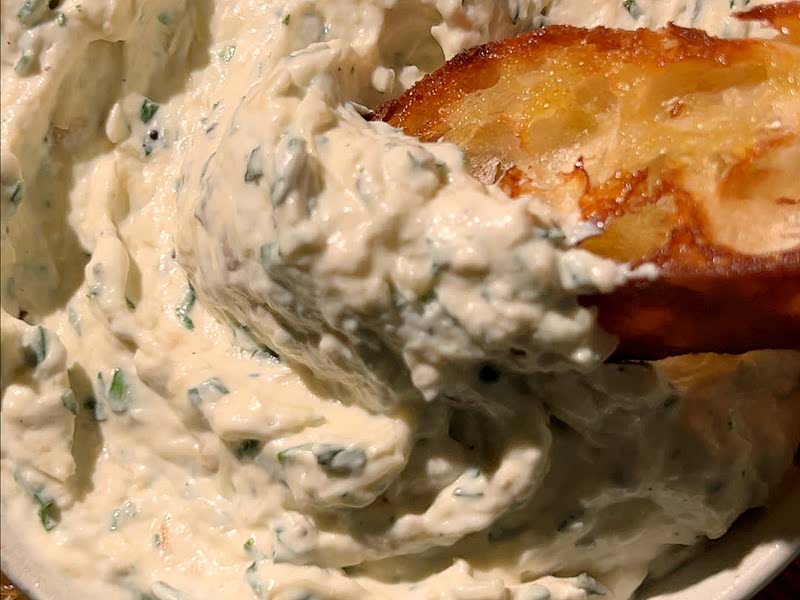 Garlic Bread Dip Recipe Whisk