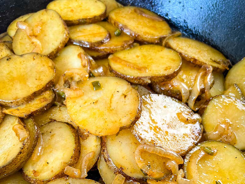 Fried Potatoes and Onions Recipe Whisk